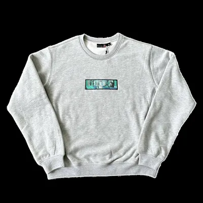 Derschutze "covid-19" crewneck grey melange