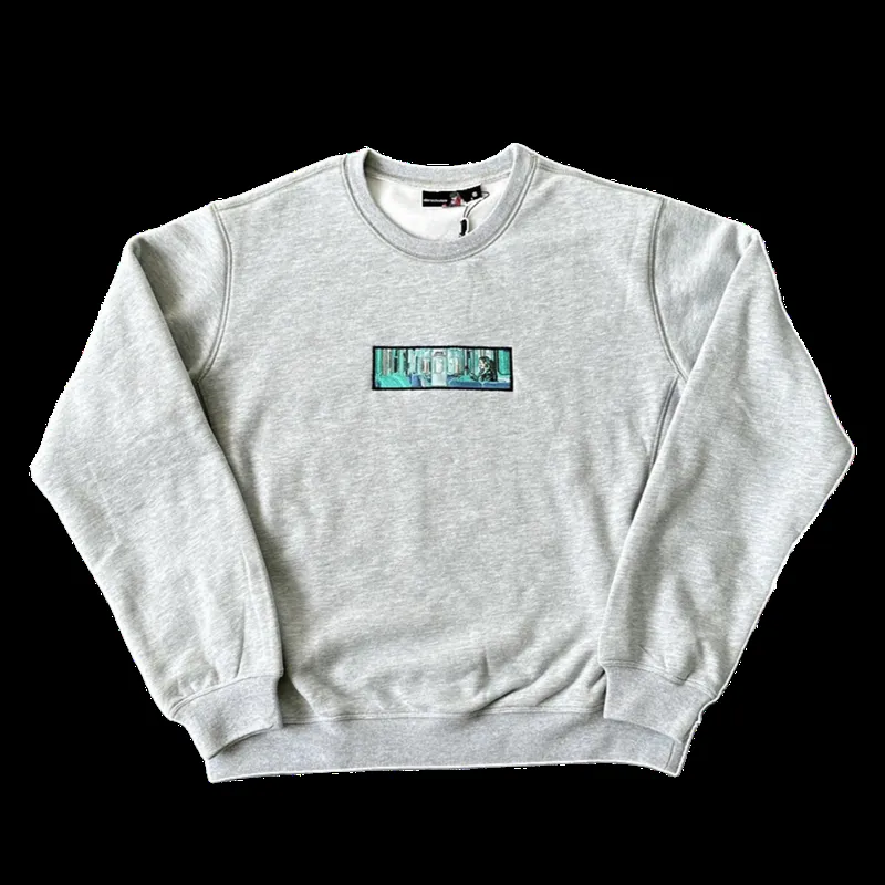 Derschutze "covid-19" crewneck grey melange