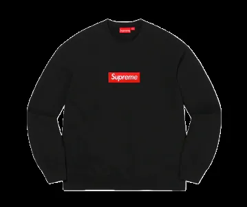 Supreme Black Box Logo Crewneck