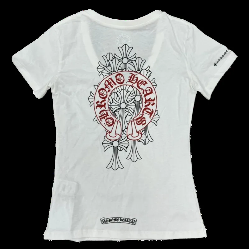 Chrome Hearts V-neck T-Shirt