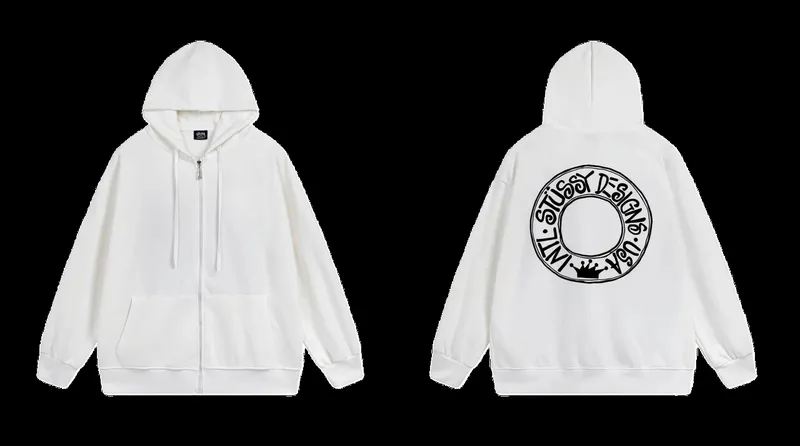 Stussy Zipper Hoodie 40+ colorways [Premium Quality]