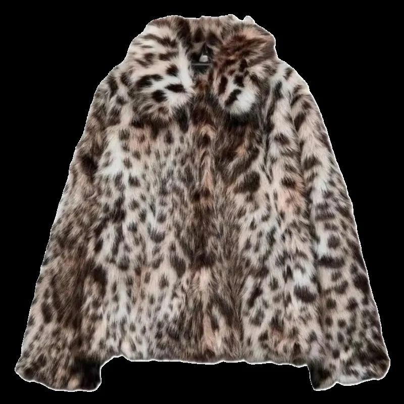Zara Leopard Fur Jacket