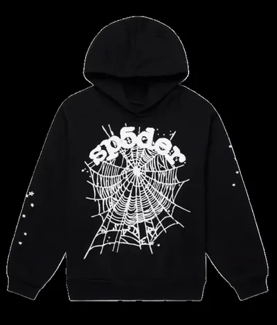 Black Sp5der Websuit Hoodie