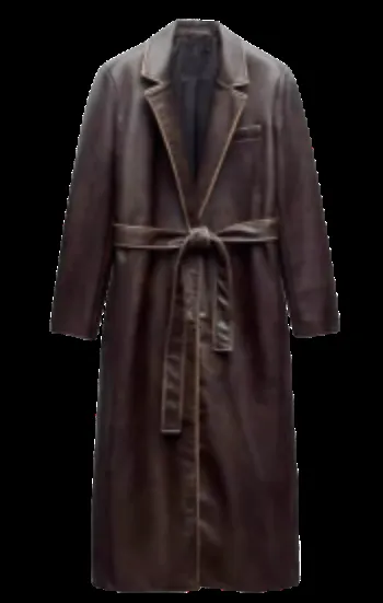 Zara Leather Coat