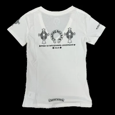 Chrome Hearts V-neck T-Shirt
