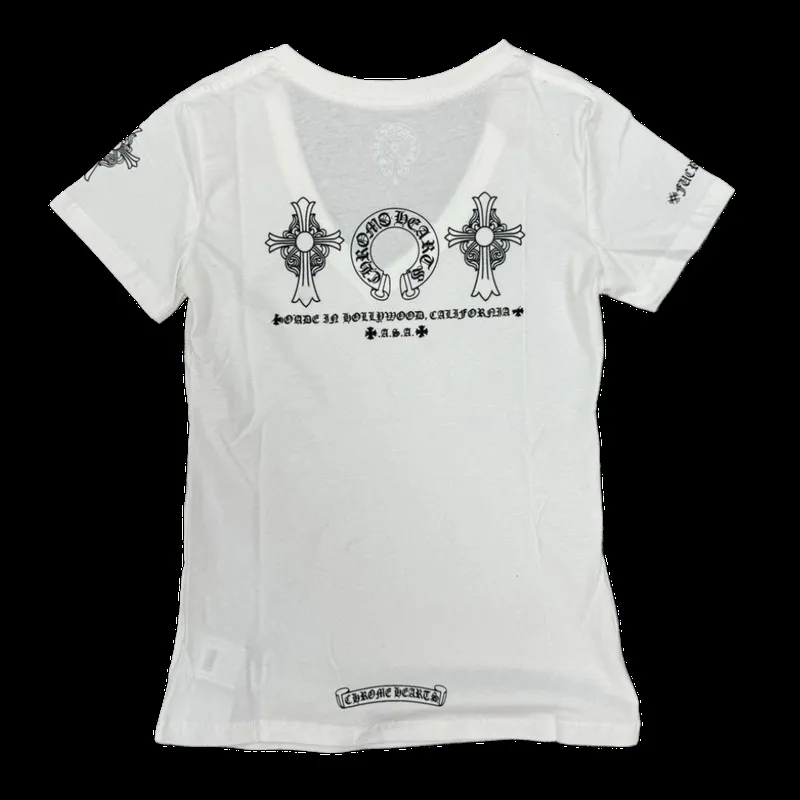 Chrome Hearts V-neck T-Shirt
