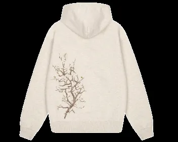 Derschutze "blossom" Hoodie grey melange