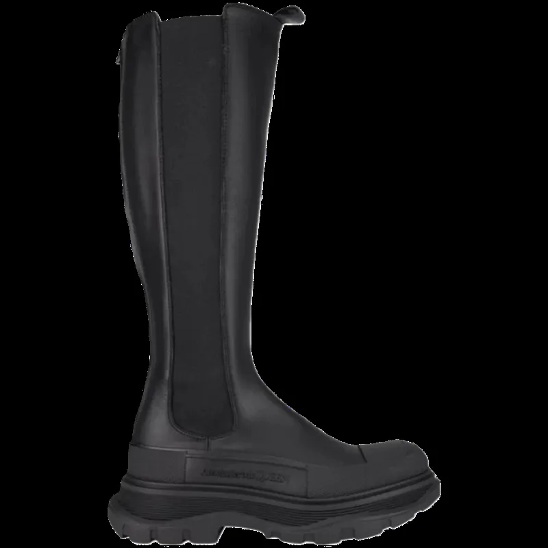 Alexander McQueen Lace Up Boot (Black)