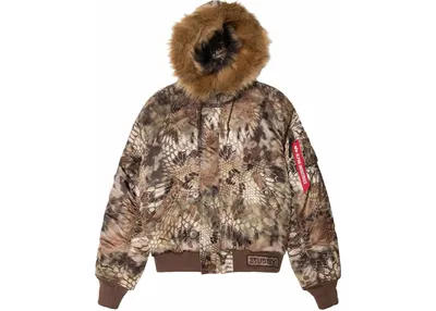 Stussy x Alpha Industries Fur Jacket