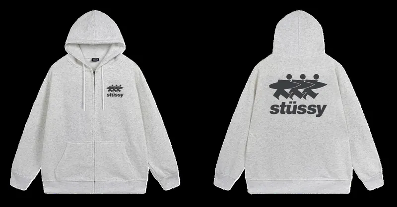 Stussy Zipper Hoodie 38+ colorways [Premium Quality]