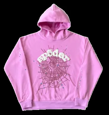 Sp5der Pink Hoodie