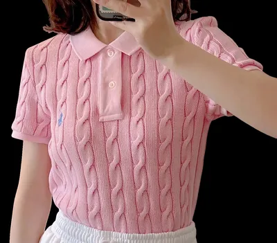 Ralph Lauren Cropped Sweater Shirt