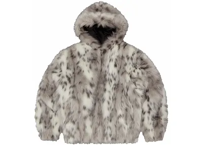 Corteiz Hooded Fur Jacket