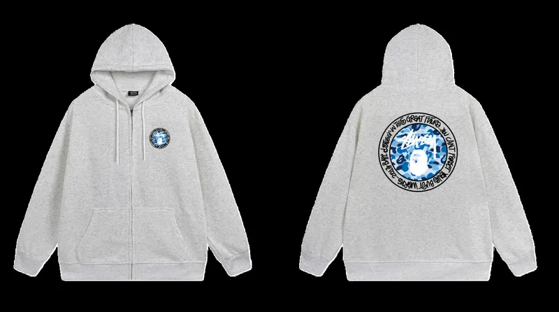 Stussy Zipper Hoodie 40+ colorways [Premium Quality]