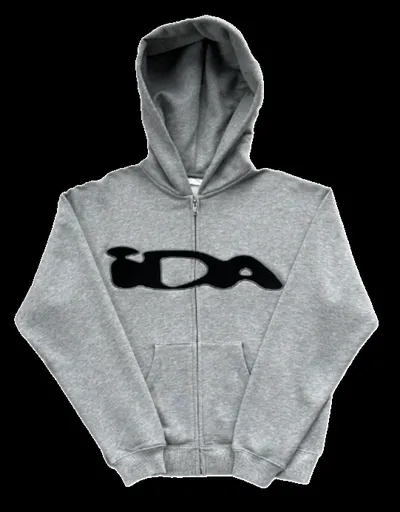 IDA Zip Up Hoodie Grey