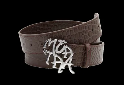 Mertra Alligator Belt Brown