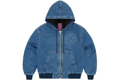 Corteiz Embossed C-Star Denim Work Jacket