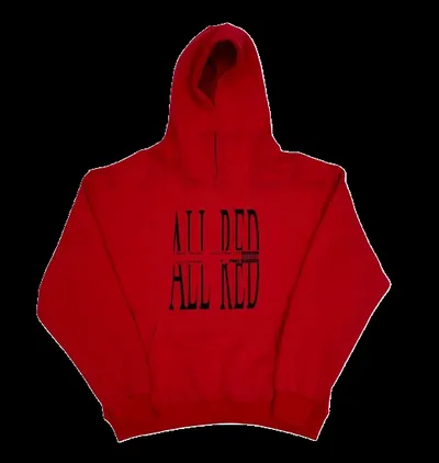 Playboicarti All Red Hoodie