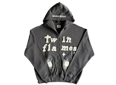 Broken Planet "Twin Flames" Zip Hoodie