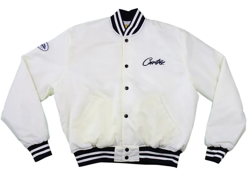 Corteiz Stadium Jacket (White)