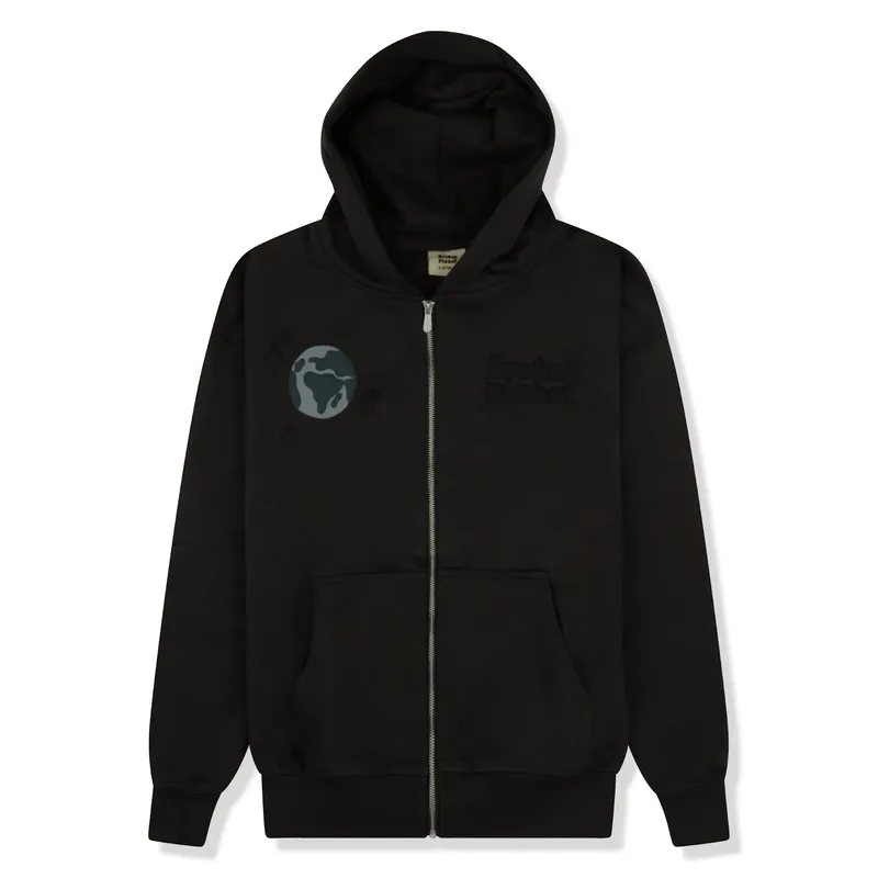 Broken Planet Spider Zip Up Hoodie