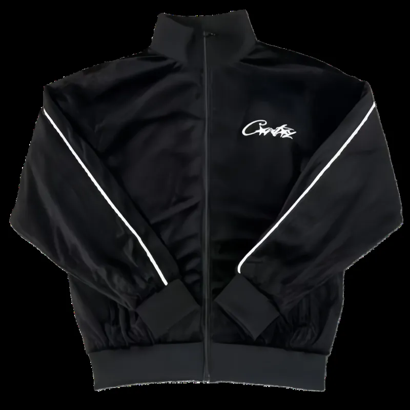 Corteiz Velour Amg Tracksuit (Black)