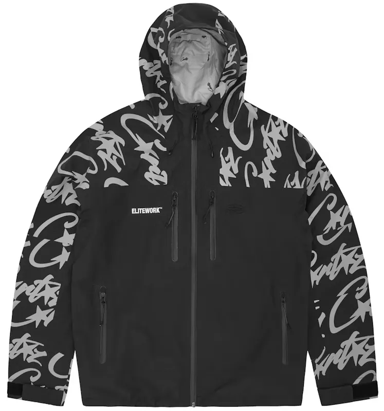 Corteiz Elitework Shell Jacket (Black)